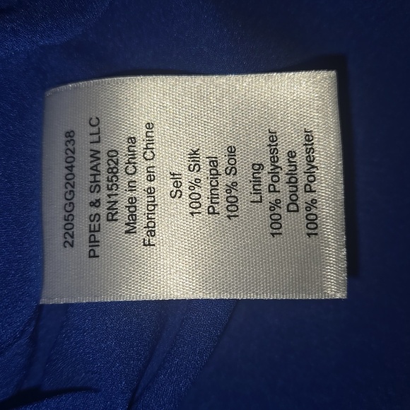 Veronica Beard Lyric Top 100% Silk One-Shoulder Floral Print Blouse Blue Size 2 - Picture 5 of 7